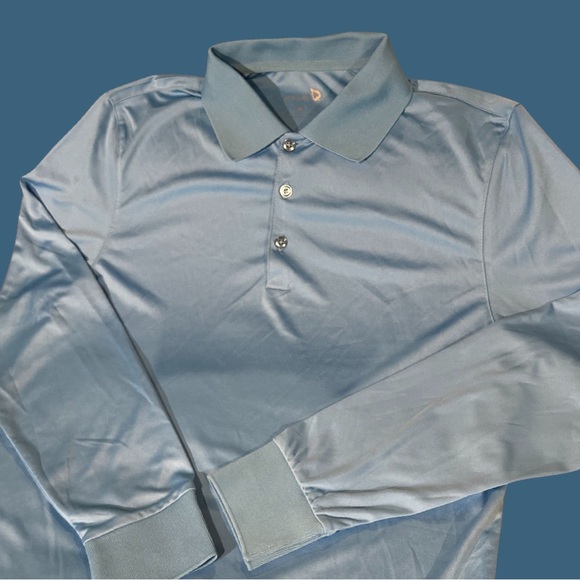 Baleaf Other - NWOT Baleaf men’s MED UV 50+ long sleeve polo (baby blue)